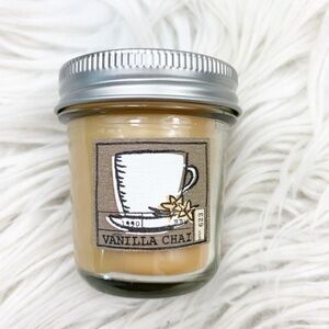 𝅺Bath & Body Works Mini Vanilla Chai Scented Mini Mason Jar Candle 1.3oz